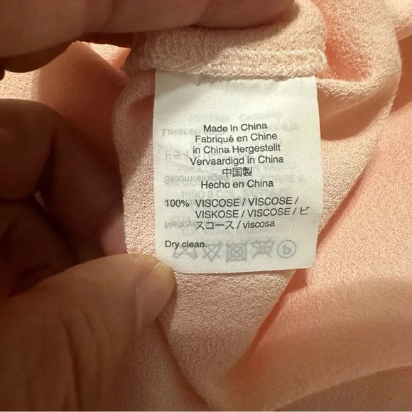 J. Crew Point Sur Pink Drapey Popover Top Size L - Picture 7 of 7